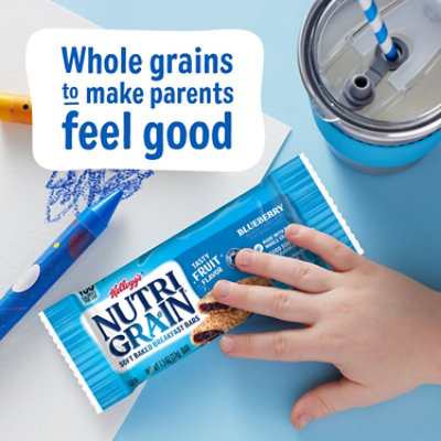 Nutri-Grain Soft Baked Breakfast Bars Blueberry Made with Whole Grains - 1.3 Oz - Image 4