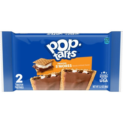 Pop-Tarts Toaster Pastries Frosted Smores Breakfast Foods 2 Count - 3.3 Oz - Image 1