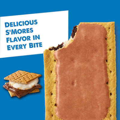 Pop-Tarts Toaster Pastries Frosted Smores Breakfast Foods 2 Count - 3.3 Oz - Image 2