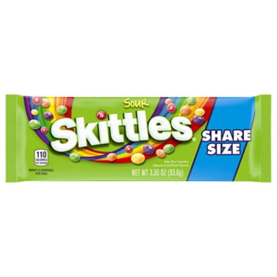 Skittles Sour Fruity Candy Share Size Bag - 3.3 Oz - Image 4