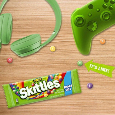 Skittles Sour Fruity Candy Share Size Bag - 3.3 Oz - Image 4