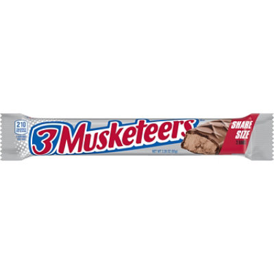 3 Musketeers Sharing Size Chocolate Candy Bar 3.28 Oz - Image 1