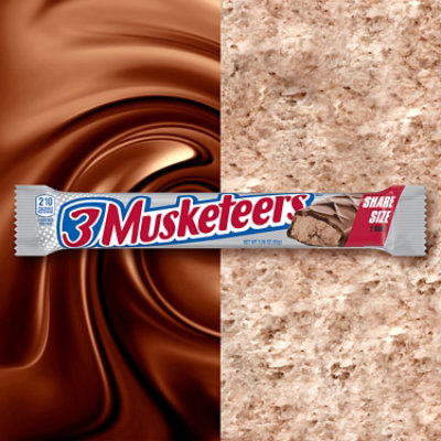 3 Musketeers Sharing Size Chocolate Candy Bar 3.28 Oz - Image 3