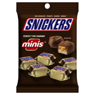 Snickers Minis Size Original Milk Chocolate Bars - 4.4 Oz