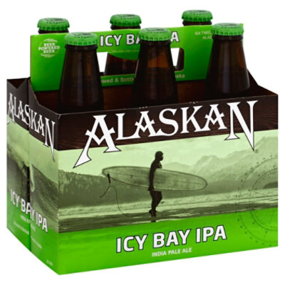 Alaskan Brewing Beer Icy Bay IPA India Pale Ale Bottles - 6-12 Fl. Oz.