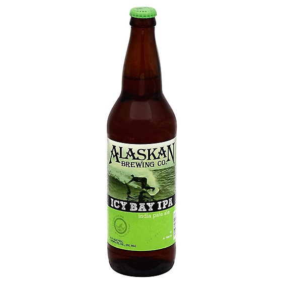 Alaskan Brewing Beer Icy Bay IPA India Pale Ale - 22 Fl. Oz.