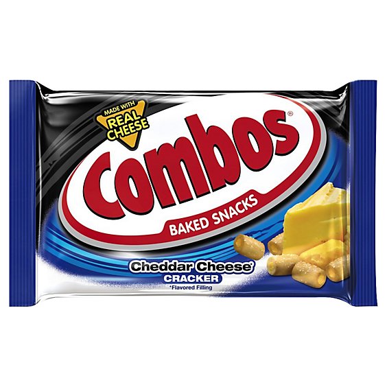 Combos Crackers Baked Snack Cheddar Cheese - 1.7 Oz