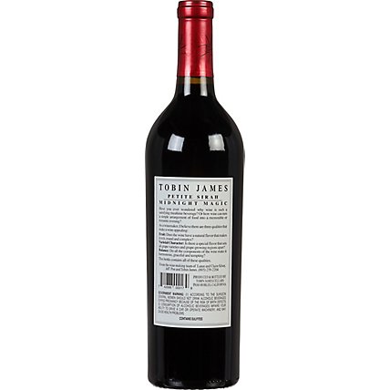 Tobin James Paso Robles Petite Sirah Wine - 750 Ml - Image 4