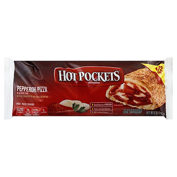 Hot Pockets Sandwiches Pepperoni Pizza - 7 Oz