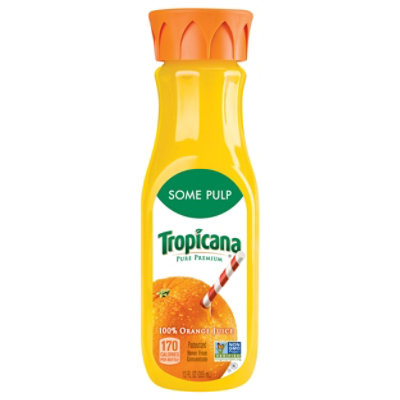 Tropicana Pure Premium Orange Juice Homestyle Chilled - 12 Fl. Oz. - Image 2