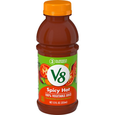 V8 Spicy Hot 100% Vegetable Juice - 12 Fl Oz - Image 1