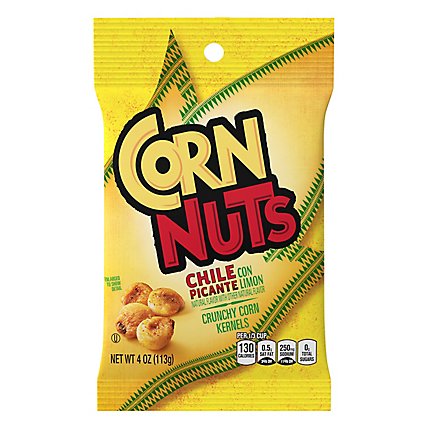 CORN NUTS Crunchy Corn Kernels Chile Picante Con Limon Bag - 4 Oz - Image 1