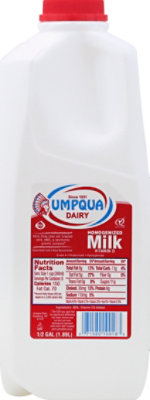 Umpqua Milk Whole - Half Gallon