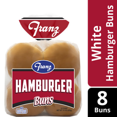 Franz Hamburger Buns 8 Count - 15 Oz - Image 1