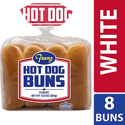 Franz Hot Dog Buns 8 Count - 13.5 Oz - Image 1