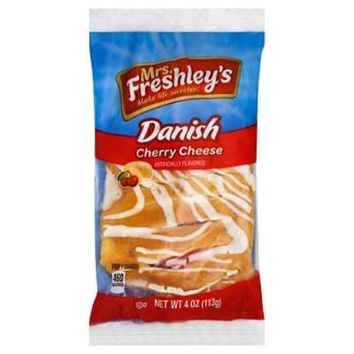 Mrs Freshleys Cherry Cheese Danish - 4 Oz