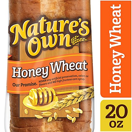 Natures Own Honey Wheat Honey Wheat Sandwich Bread - 20 Oz - Image 1