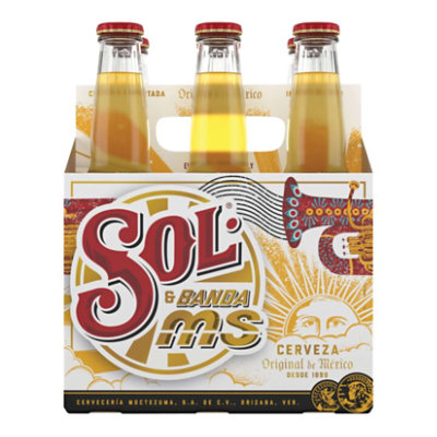 Sol Mexican Lager Beer 4.5% ABV Bottles - 6-330 Ml - Image 1