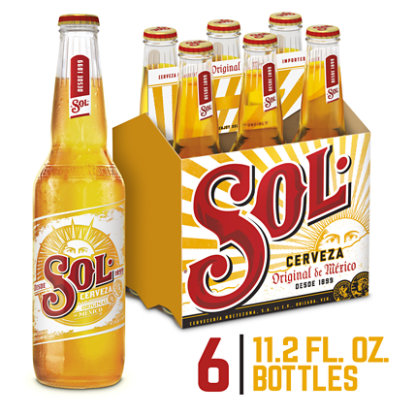 Sol Beer Mexican Lager 4.5% ABV Bottles - 6-330 ML