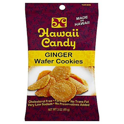 Hawaii Candy Cookie Wafer Gingr - 3 Oz - Image 1