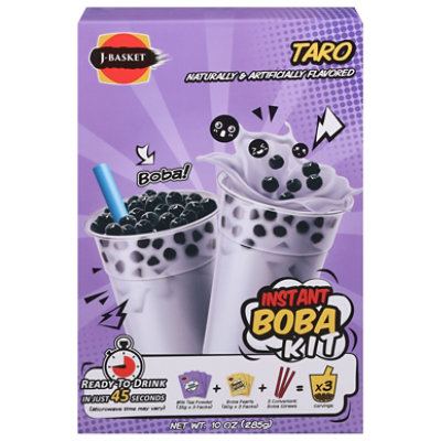 J-Basket Taro Boba Tea Kit 10 Oz. - Image 3