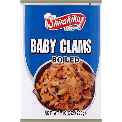 Shirakiku Specialty Food Boiled Baby Clams - 10 Oz - Image 2