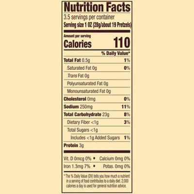 Snyder's of Hanover Mini Pretzels - 3.5 Oz - Image 2