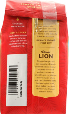 Lion Coffee Auto Drip Grind Light Medium Roast Vanilla Macadamia - 10 Oz - Image 5