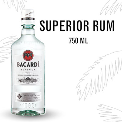 Bacardi Superior Free - White Pavilions 750 Rum - Gluten Ml