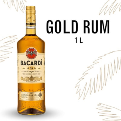 Bacardi Rum Gold 80 Proof - 1 Liter - Randalls