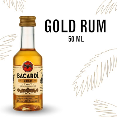 Bacardi Gold Gluten Free Rum - 50 Ml - Image 1