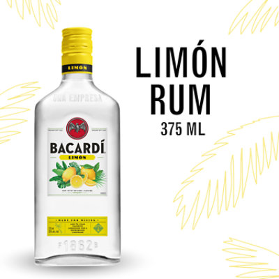 Bacardi Limon Gluten Free Rum - 375 Ml - Image 1