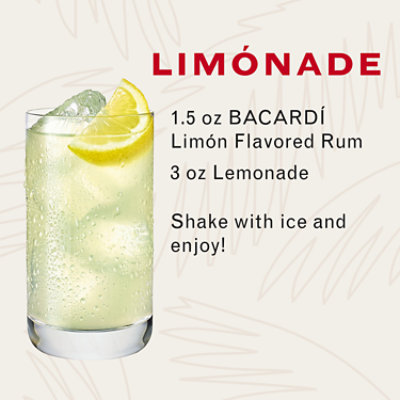 Bacardi Limon Gluten Free Rum - 375 Ml - Image 4
