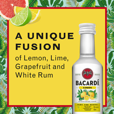 Bacardi Limon Gluten Free Rum - 50 Ml - Image 2