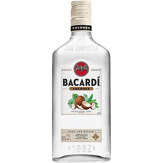 Bacardi Coconut Gluten Free Rum Bottle - 375 Ml