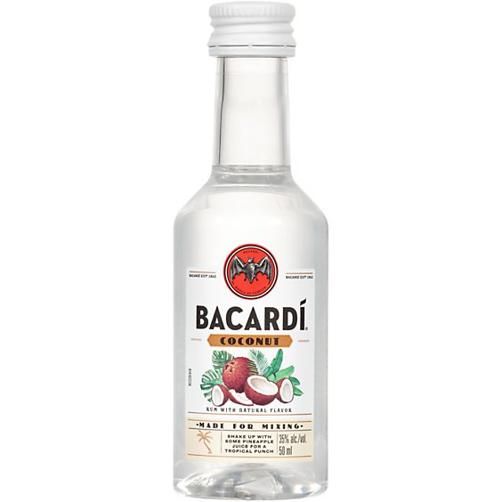 Bacardi Coconut Gluten Free Rum - 50 Ml