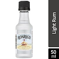 Ronrico Rum Silver Puerto Rican Rum 80 Proof - 50 Ml - Image 1