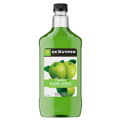 DeKuyper Schnapps Liqueur Sour Apple Pucker 30 Proof - 750 Ml - Image 2