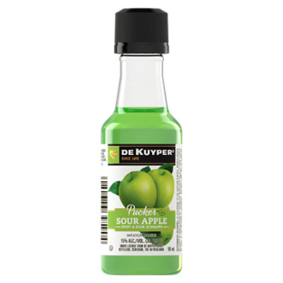 DeKuyper Schnapps Liqueur Sour Apple Pucker 30 Proof - 50 Ml - Image 3