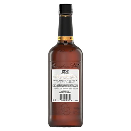 Canadian Club Whisky Blended Canadian 80 Proof - 750 Ml - Image 2