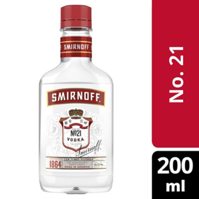 Smirnoff Vodka Triple Distilled Recipe No. 21 80 Proof - 200 Ml - Image 1