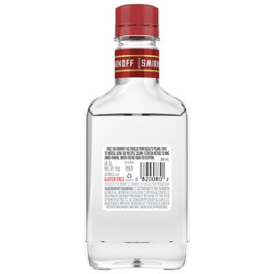 Smirnoff Vodka Triple Distilled Recipe No. 21 80 Proof - 200 Ml - Image 2