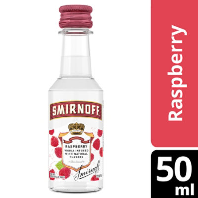 Smirnoff Vodka Raspberry Twist 70 Proof - 50 Ml - Image 1