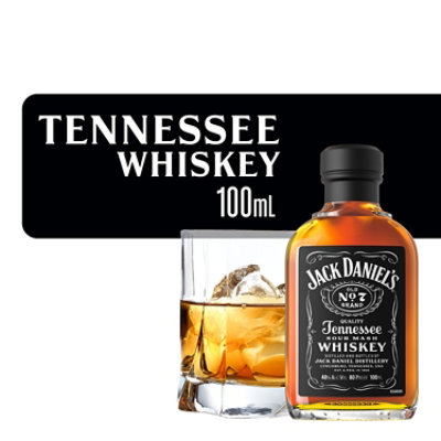 Jack Daniels Old No. 7 Tennessee Whiskey 80 Proof In Bottle - 100 Ml - Image 1