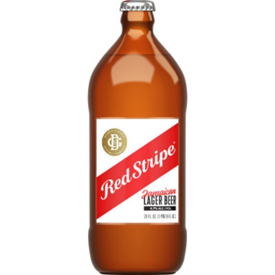 Red Stripe Lager Beer Single Bottle - 24 Fl. Oz. - Image 1