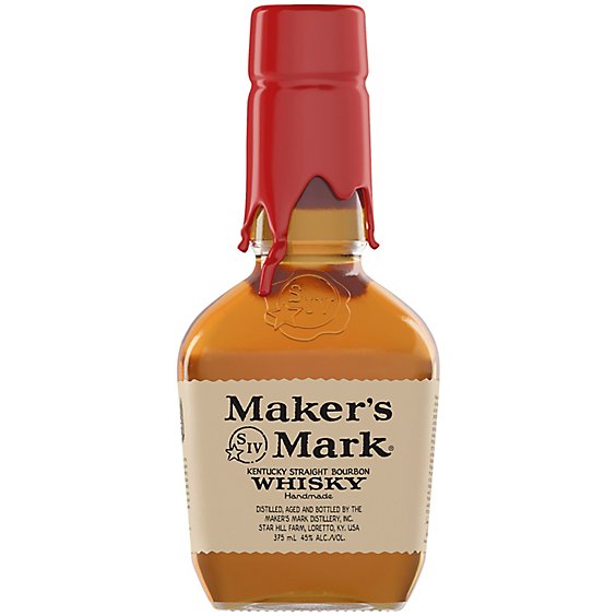Makers Mark Kentucky Straight Bourbon Whisky 90 Proof Replica Bottle - 375 Ml