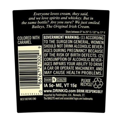 Baileys Original Irish Cream Liqueur - 1.75 Liter - Image 5