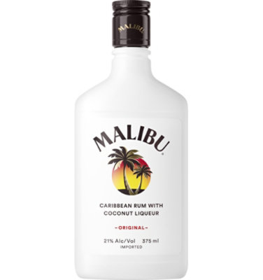 Malibu Rum Caribbean With Coconut Liqueur 42 Proof - 375 Ml