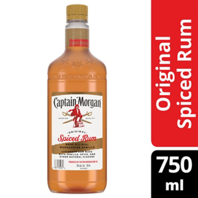Captain Morgan Rum Spiced Original 70 Proof - 750 Ml