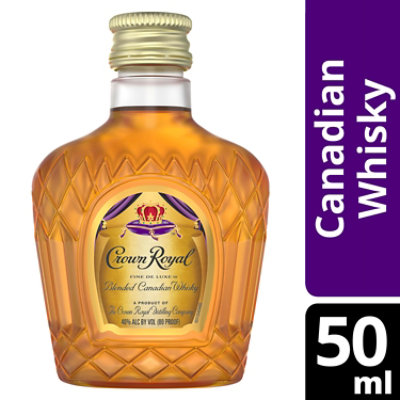 Crown Royal Blended Canadian Whisky 80 Proof - 50 Ml - jewelosco
